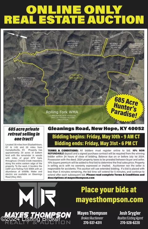 0 Gleanings Rd, New Hope, KY 40052