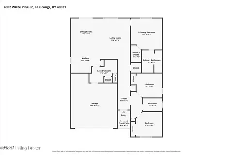 Floorplan - 4002 White Pine Ln, La Grange, KY 40031 photo 1 of 1