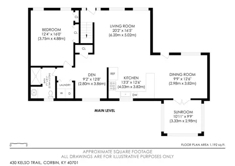 Floorplan - 430 Kelso Trl, Corbin, KY 40701 photo 2 of 3