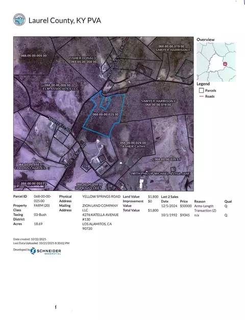 0 Yellow Springs Rd, London, KY 40741