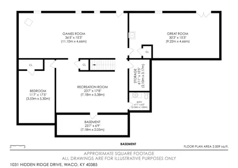 Floorplan - 1031 Hidden Ridge Dr, Waco, KY 40385 photo 2 of 3