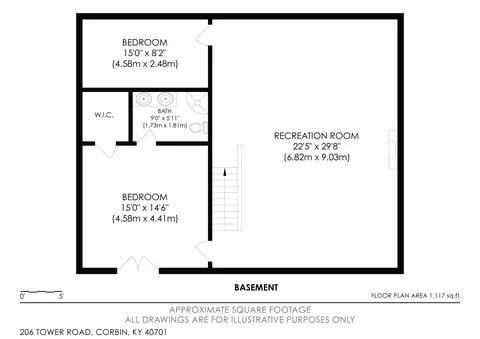 Floorplan - 232 Tower Rd, Corbin, KY 40701 photo 2 of 3