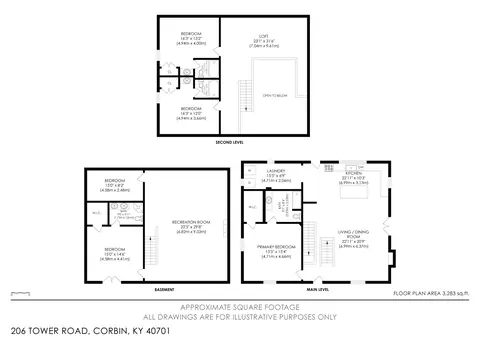 Floorplan - 232 Tower Rd, Corbin, KY 40701 photo 1 of 3