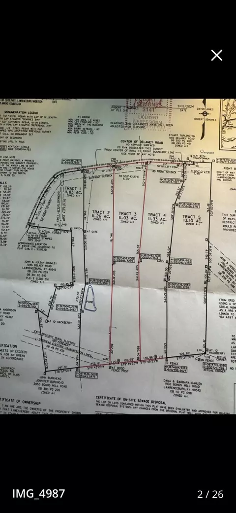 lot3 Delaney Rd, Lawrenceburg, KY 40342