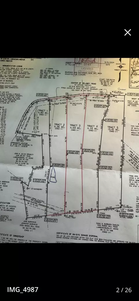 lot4 Delaney Rd, Lawrenceburg, KY 40342