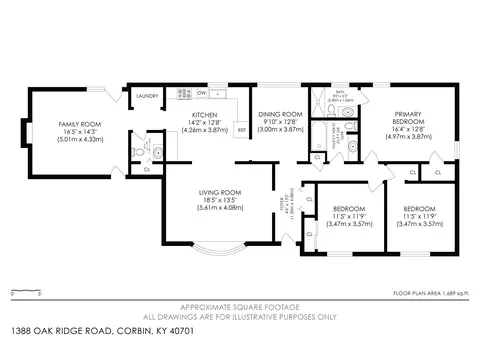 Floorplan - 1388 Oak Ridge Rd, Corbin, KY 40701 photo 1 of 1