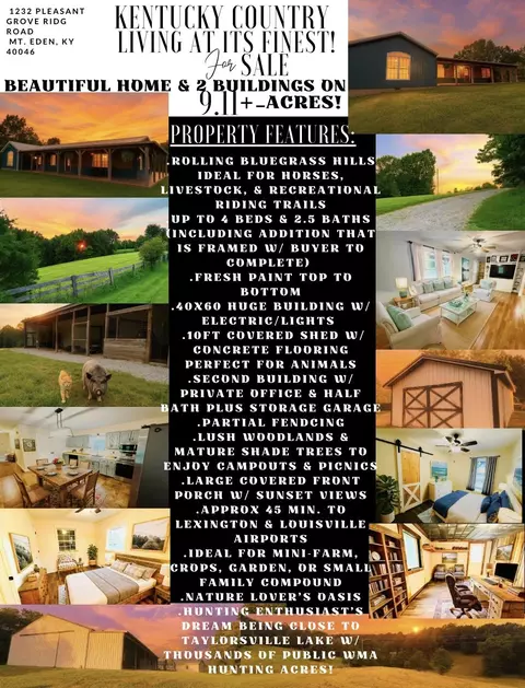 1232 Pleasant Grove Ridge Rd, Lawrenceburg, KY 40342
