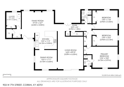 Floorplan - 903 W 7th St, Corbin, KY 40701 photo 1 of 1