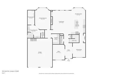 Floorplan - 1955 Cattle Path, Lexington, KY 40509 photo 1 of 1