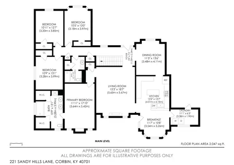 Floorplan - 221 Sandy Hills Ln, Corbin, KY 40701 photo 2 of 3