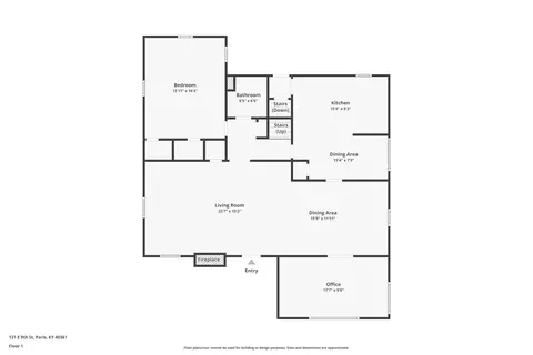 Floorplan - 121 E 9th, Paris, KY 40361 photo 2 of 3