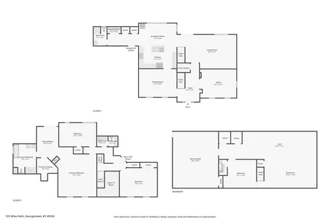 Floorplan - 122 Wise Path, Georgetown, KY 40324 photo 4 of 4