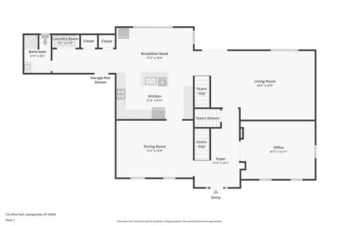 Floorplan - 122 Wise Path, Georgetown, KY 40324 photo 2 of 4
