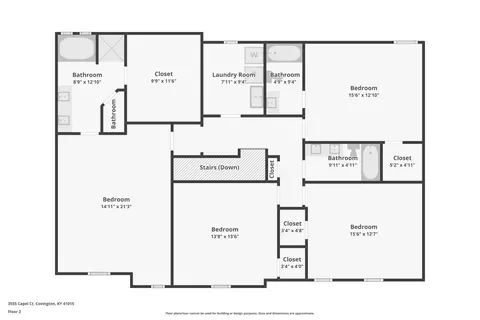 Floorplan - 3555 Capel Ct, Latonia, KY 41015 photo 5 of 8