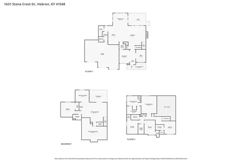 Floorplan - 1631 Stone Crest Dr, Hebron, KY 41048 photo 1 of 1