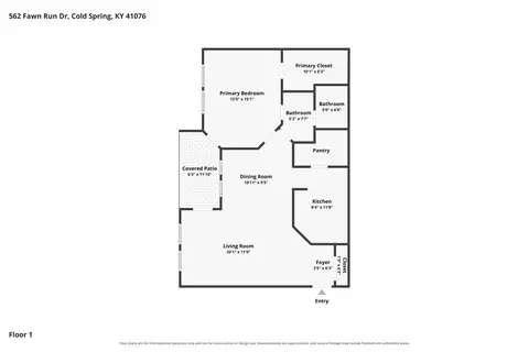 Floorplan - 562 Fawn Run Dr, Cold Spring, KY 41076 photo 1 of 2