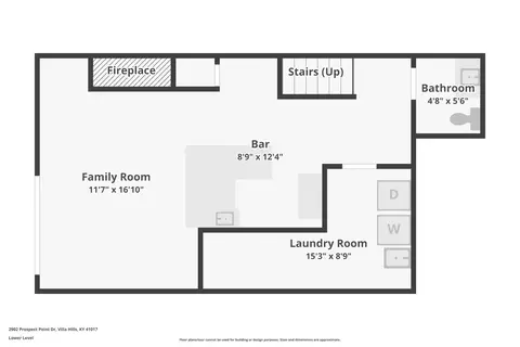 Floorplan - 2902 Prospect Point Dr, Villa Hills, KY 41017 photo 6 of 7