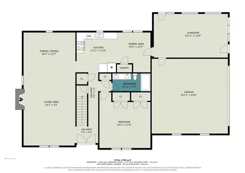 Floorplan - 3072 Ashley Dr, Edgewood, KY 41017 photo 4 of 6