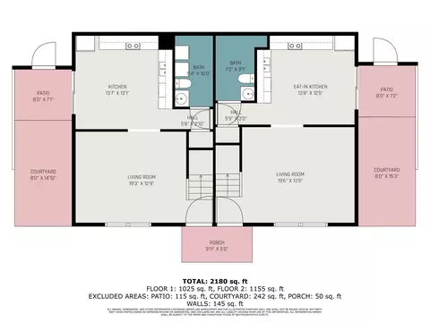 Floorplan - 1222-1224 E Henry Clay Ave, Covington, KY 41011 photo 3 of 4