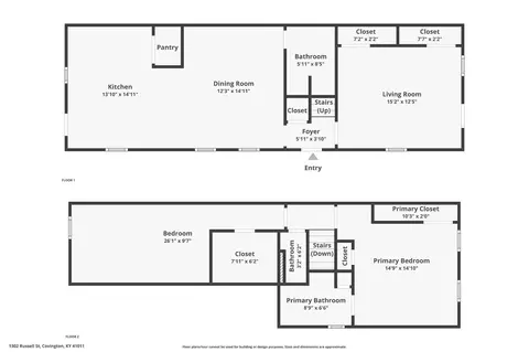 Floorplan - 1302 Russell St, Covington, KY 41011 photo 1 of 3