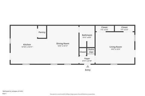 Floorplan - 1302 Russell St, Covington, KY 41011 photo 2 of 3