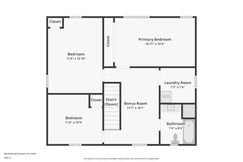 Floorplan - 264 Shaw Ave, Erlanger, KY 41018 photo 2 of 6