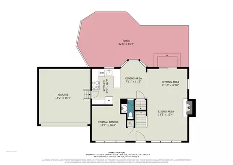 Floorplan - 1988 Crescent Ter, Crescent Springs, KY 41017 photo 1 of 6