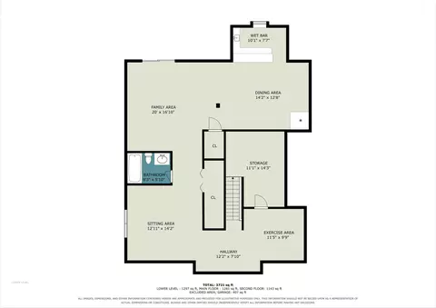 Floorplan - 417 Glengarry Way, Fort Wright, KY 41011 photo 6 of 6