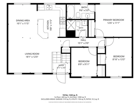 Floorplan - 2610 Brookview Dr, Villa Hills, KY 41017 photo 4 of 5