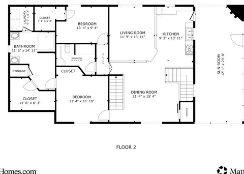 Floorplan - 2268 Rust Dr, Taylor Mill, KY 41015 photo 2 of 3