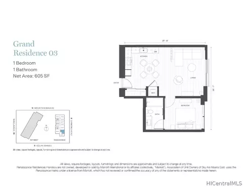 1390 Kapiolani Blvd #3803, Honolulu, HI 96814