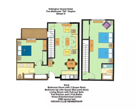 Floorplan - 228 E Mountain Rd #DA DUP GRAND HOTEL 152 II (G, Killington, VT 05751 photo 1 of 1