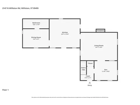 Floorplan - 2147 N Williston Rd, Williston, VT 05495 photo 1 of 2