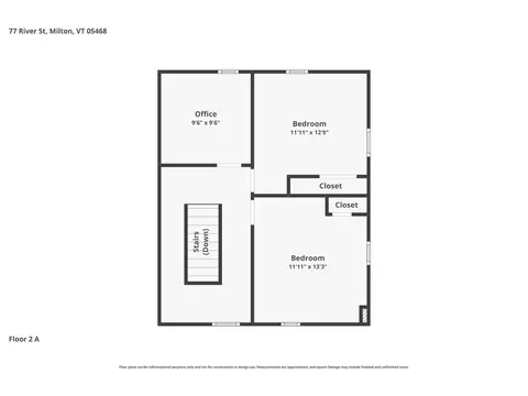 Floorplan - 77 River St, Milton, VT 05468 photo 3 of 4