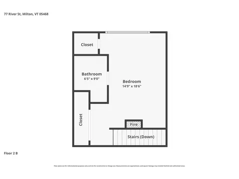 Floorplan - 77 River St, Milton, VT 05468 photo 4 of 4