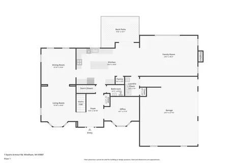 Floorplan - 1 Squire Armour Rd, Windham, NH 03087 photo 1 of 4