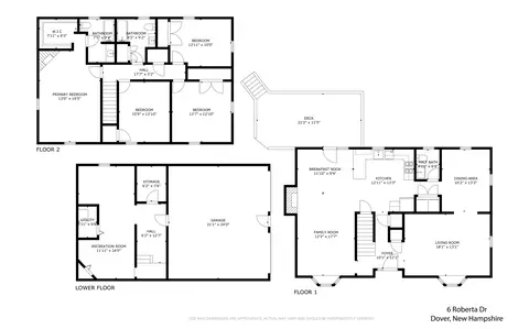 Floorplan - 6 Roberta Dr, Dover, NH 03820 photo 1 of 1