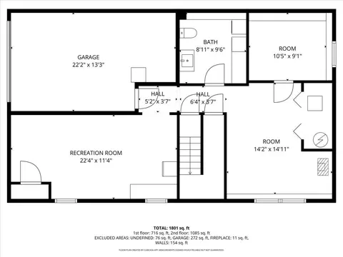 Floorplan - 91 Lapointe St, Winooski, VT 05404 photo 1 of 3