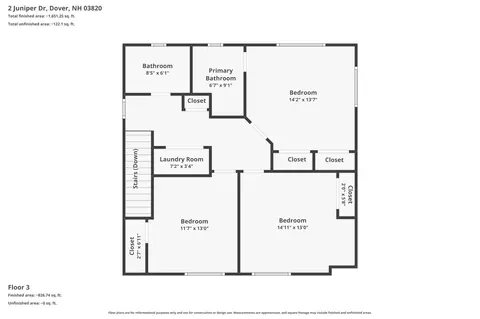 Floorplan - 2 Juniper Dr, Dover, NH 03820 photo 3 of 4