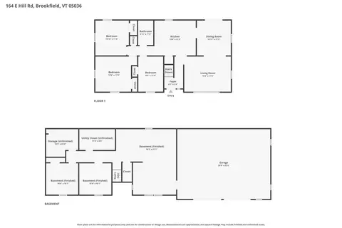 Floorplan - 164 E Hill Rd, Brookfield, VT 05036 photo 1 of 1
