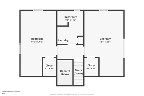 Floorplan - 55 Stark Ave, Dover, NH 03820 photo 3 of 3