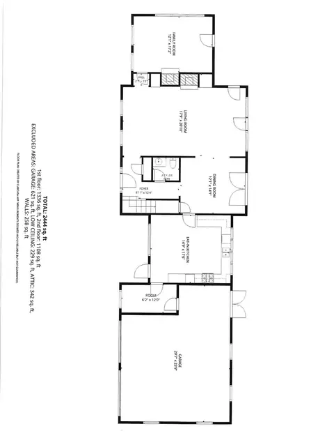 Floorplan - 6 Evergreen Dr, Gorham, NH 03581 photo 1 of 3