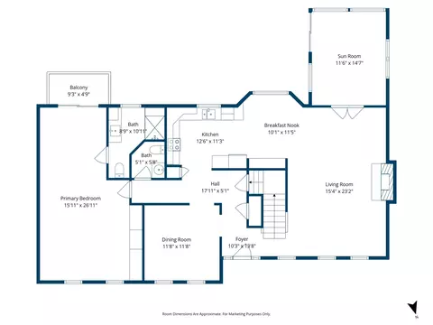Floorplan - 3 Hillside Rd, Windham, NH 03087 photo 2 of 3