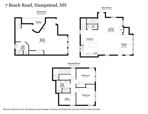 Floorplan - 7 Beach Rd, Hampstead, NH 03841 photo 1 of 1