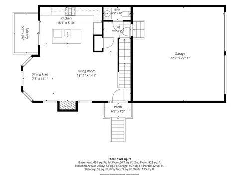 Floorplan - 8 Manor Dr #A, Hooksett, NH 03106 photo 2 of 4