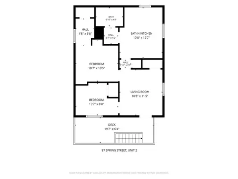 Floorplan - 87 Spring St, Burlington, VT 05401 photo 1 of 1