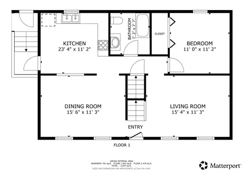 Floorplan - 46 Pine Hill Rd, Monroe, NH 03771 photo 2 of 3