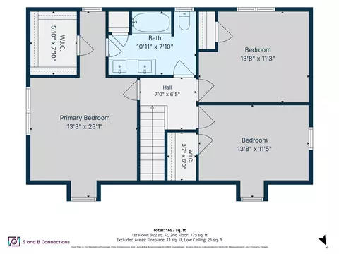Floorplan - 9 Powder Mill Rd, Exeter, NH 03833 photo 2 of 3