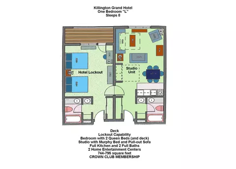 Floorplan - 228 E Mountain Rd #L GRAND HOTEL 169/171 I (PAS, Killington, VT 05751 photo 1 of 1
