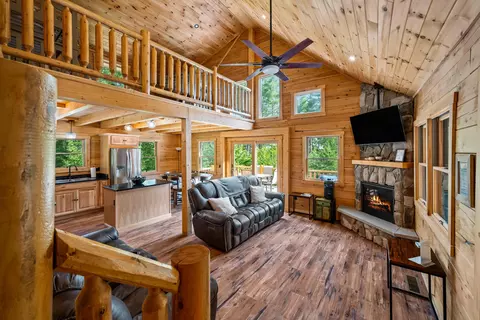 Living - 73 Ridge Rd, Bethlehem, NH 03574 photo 4 of 6